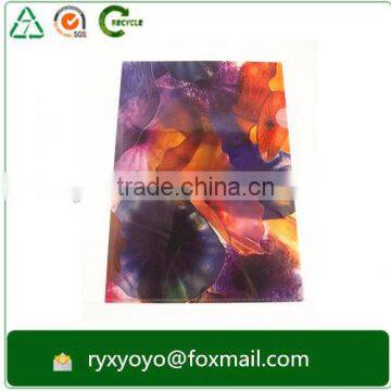Customzied pp L Shape Clear Folder a4 Size With CMYK Printing photo-5