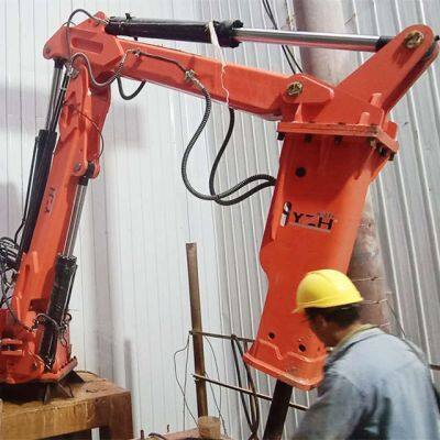 Pedestal Booms Rockbreaker System