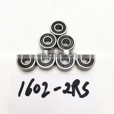 1/4 x 11/16 x 5/16 inch sealed radial ball bearing 1602-ZZ 1602ZZ 1602-2RS 1602 bearing