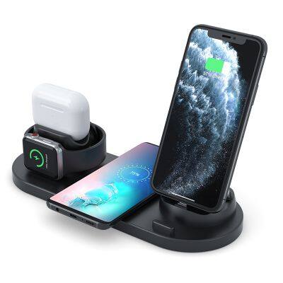 Portable 3-in-1 Wireless Charging Bank Multifunctional for Earphones Phone Watch