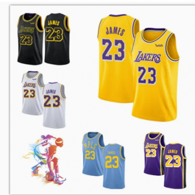 Custom Customized Lakers Jerseys 23 Lebron James Basketball Jerseys