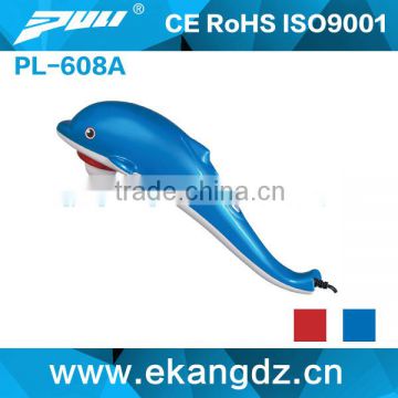 Cute dolphin infrared massage hammer