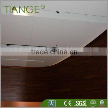 Hotel interior wall sound absorption for ceiing