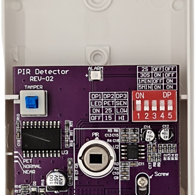 Внутренний настенный проводной пассивный инфракрасный детектор photo-3