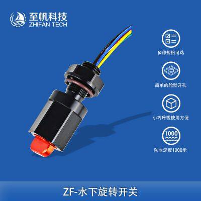 Underwater Rotary Switch with Metal Multi-Gear Adjustment, 1000m Waterproof Rating, for Underwater Robot ROV Deep-Sea Signal Control
