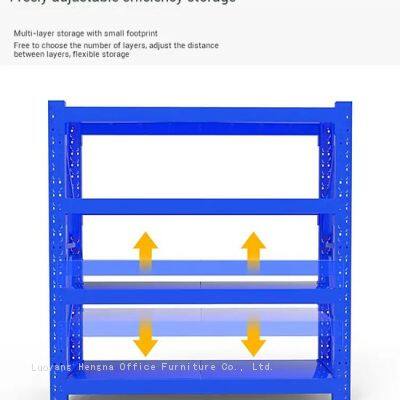 Industrial Modular Warehouse Shelving - Heavy Duty Storage Rack with Chipboard Deck for Factory & Workshop Operations
