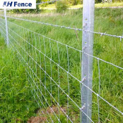 Clôture en grand nombre à bas prix pour le bétail, les bovins, l'élevage de chèvres, les fermes d'ovins/champs/cerfs. Clôture en treillis métallique galvanisé. Clôture pour chèvres de 4 pieds.