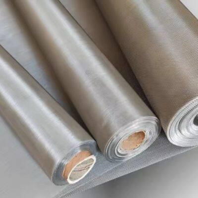 Malha de arame de aço inoxidável em tecido plano, twill ou dutch para filtragem industrial