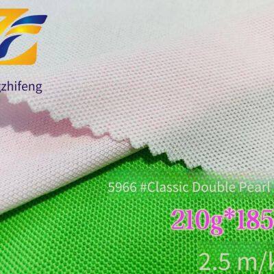 guangzhifeng 5966# классический двойной пик, хлопково-полестеровый двойной пик весом 210 г в наличии с обжиганием, комфортная рука, подходит для тканей для униформы, рекламы и повседневной одежды