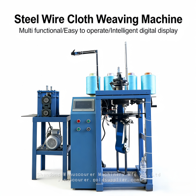 Kitchen cleaning sponge scrubber pad weaving machine