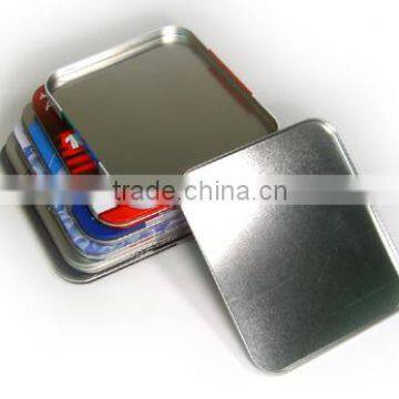 fancy slim CD/DVD packaging tin box