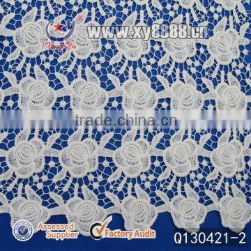 2013 new design cotton butterfly lace fabric