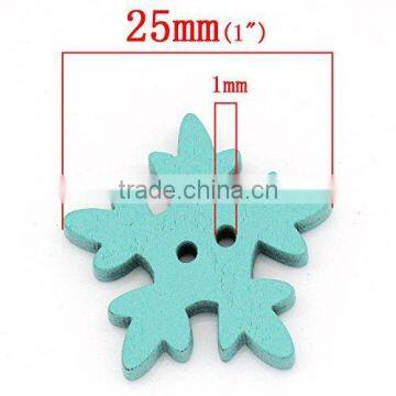 Cheap Price Wooden Crafts Christmas Ornament Wooden Carving Decoration Snowflake