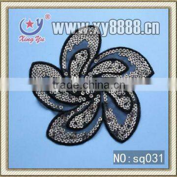 Factory Wholesale Flower Type Sequin Lace