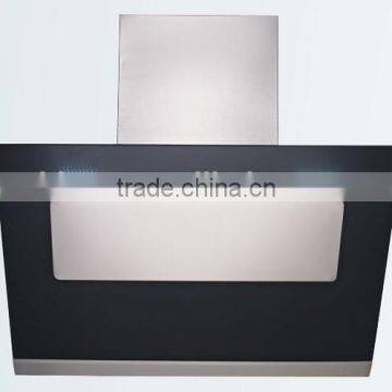 Euro style hammered copper kitchen range hood