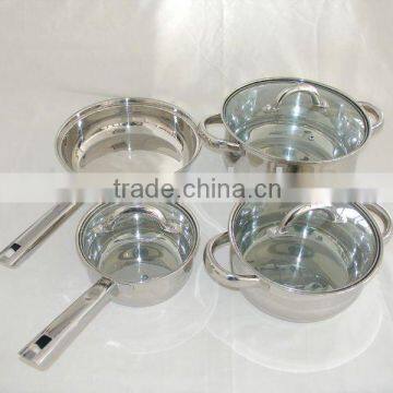 7 pcs Stainless Steel cookware set