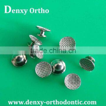 Orthodontic weldable lingual buttons bondable lingual button