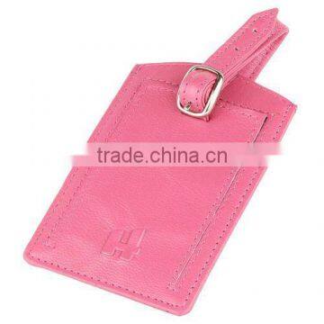 Professional design leather luggage tags