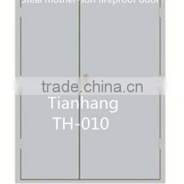 Steel primary-secondary fireproof / fire rated door