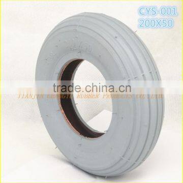 Factory Supply Wheelchair Grey Penumatic tyres 200X50