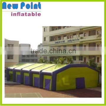 China waterproof factory inflatable air tent for play tennis or exhibition