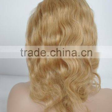 2015 Cheap Blonde Body Wave Lace Front Wig for Women photo-4