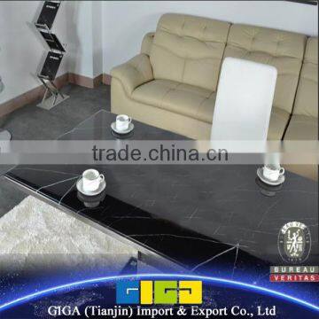 GIGA best quality black cultured marble dining table marble