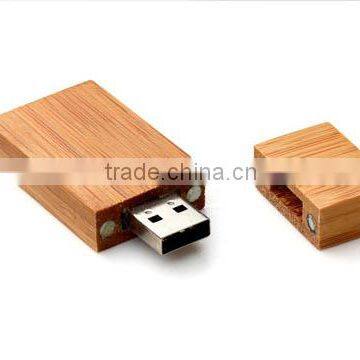 Custom design wood usb flash memory 8GB with logo