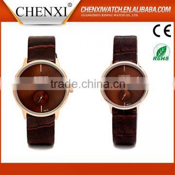2016 China Manufacturer for Unisex Leather Strap Quartz Watch