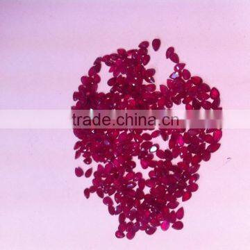 Natural Ruby Precious Gemstones Pear Shape
