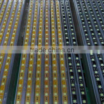 flexible black board pcb color changing double row led strip light