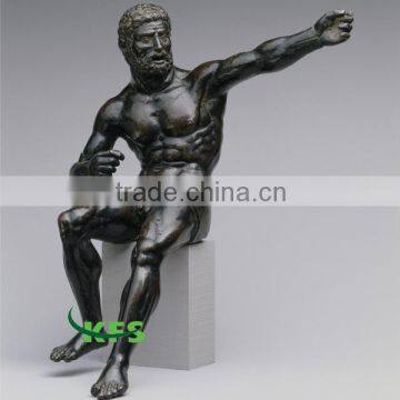 Bronze Greek mythology characters statue