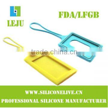 free style silicone luggage tag for promotion