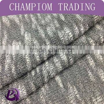 2015 fashionable ployester lurex Hacci knit fabric for garments