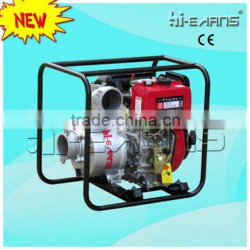 4 inch Diesel water pump, red color, hand starting