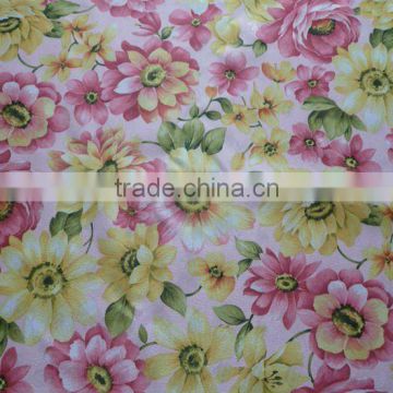 Colourful sunflowers printed table lines