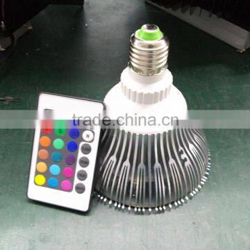 Dimmable RGB Par38 15w E26 E27 Led Par Light photo-5