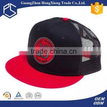 Best selling fashion brown leather strap snapback hats custom trucker hat leather