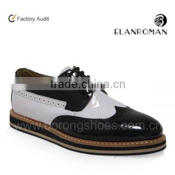 Wholesales men casual flat leather shoe