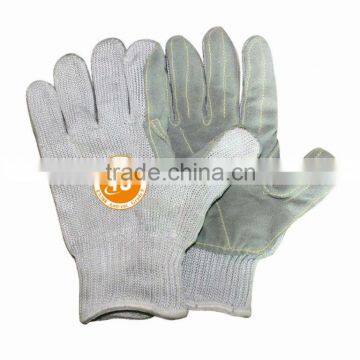 Anti Cut Glove,Grade 5 ,Leather Reinforcement