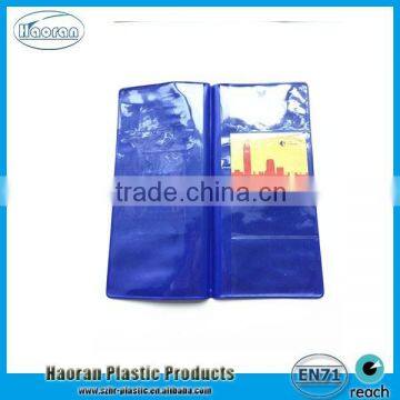 Slim Shape Document Car Wallet in Vinyl Plastic