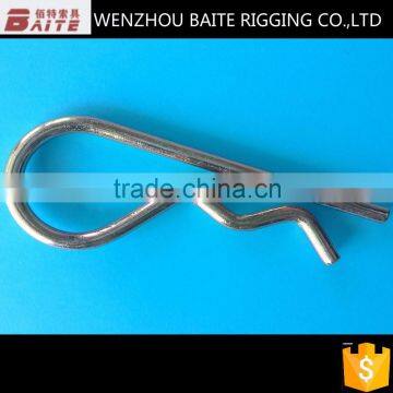 2016 Hair pin with eyelet zinc plated