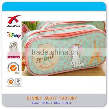 Cut cat school pencil case for girl