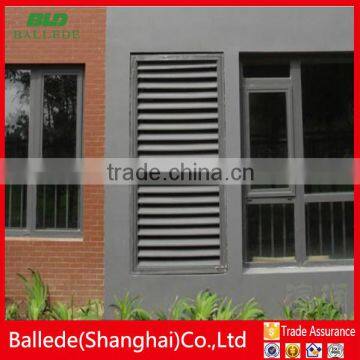 custom shape wall aluminum louver window