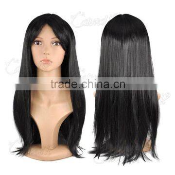 WOMENS LADIES LONG STRAIGHT FANCY DRESS FULL HAIR CLIP WIG COSTUME COSPLAY PART W375