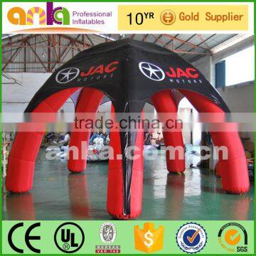 Outdoor inflatable spider tent car garage tent