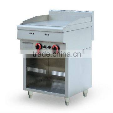 Stainless steel industrial gas griddle