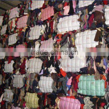 used clothing--woollen rags,textile waste