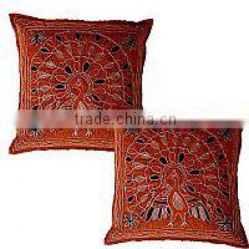 Silver Threadwork Cushions