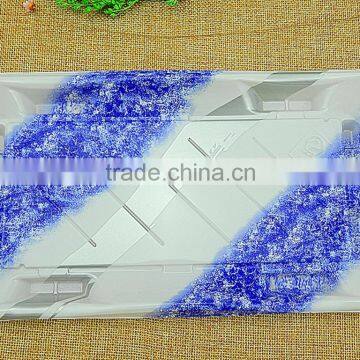 New OPS Plastic Disposable Embossing Sushi Box Tray With Curve Brim photo-4